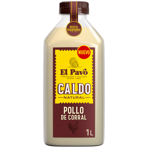 Caldo Natural Pollo de Corral El Pavo