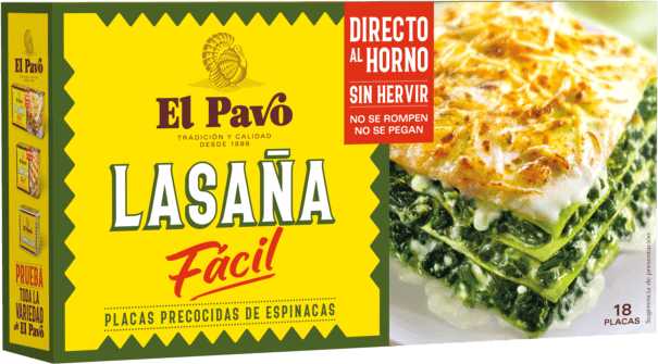 Lasaña Fácil Espinacas